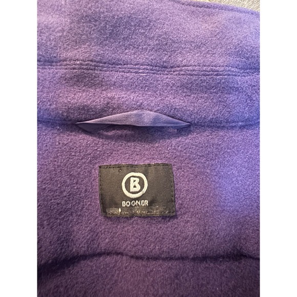 Bogner wool Jacket‎ Coat Collared Button Up Purple vintage - Picture 4 of 14